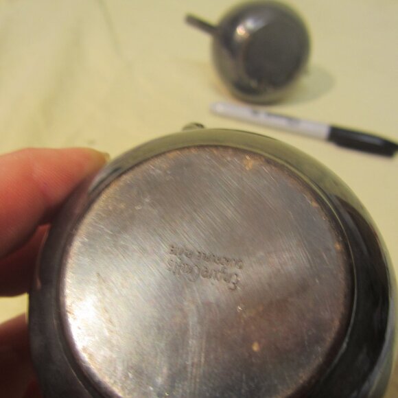 VTG EMPIRE CRAFT QUADRUPLE PLATE CREAMER & SUGAR - Picture 7 of 7